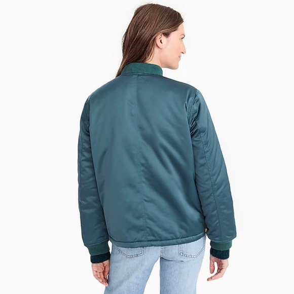 J. Crew Bomber jacket with side zips - Picture 6 of 8